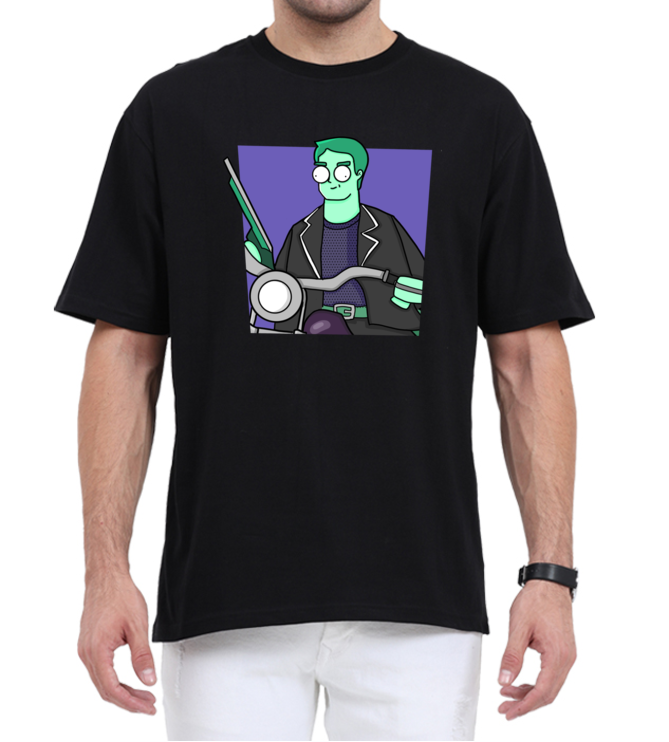 Biker Oversized T-Shirt