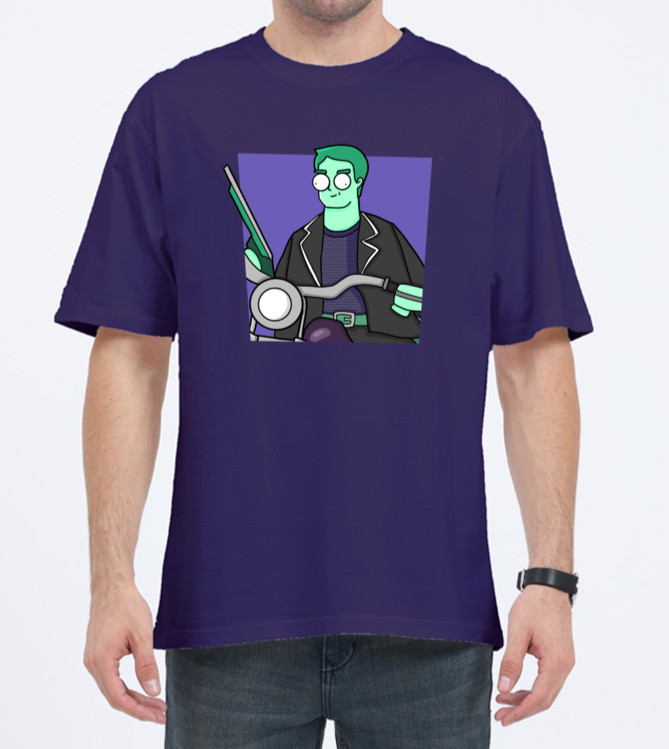 Biker Oversized T-Shirt
