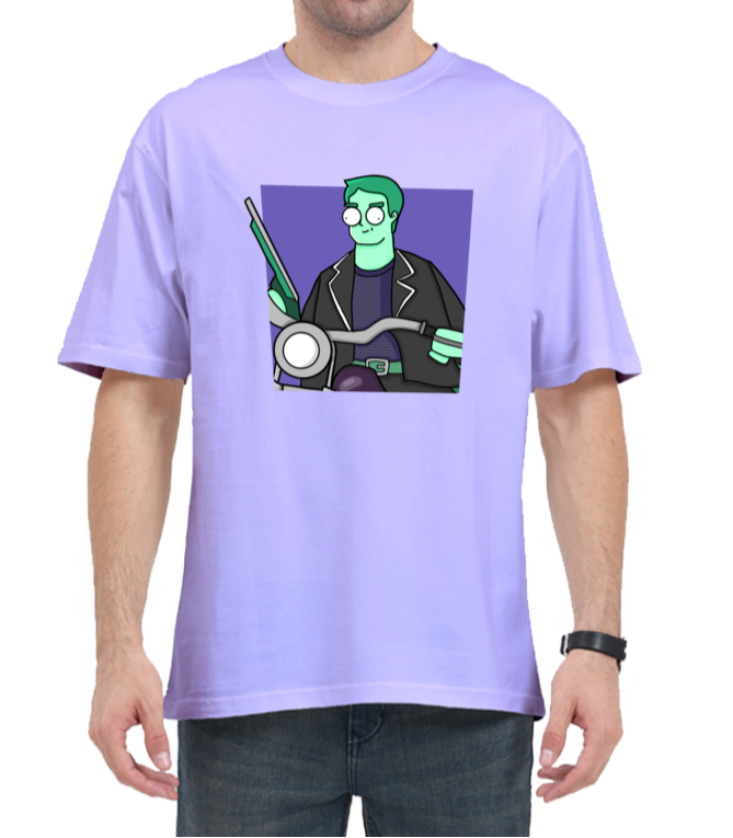 Biker Oversized T-Shirt