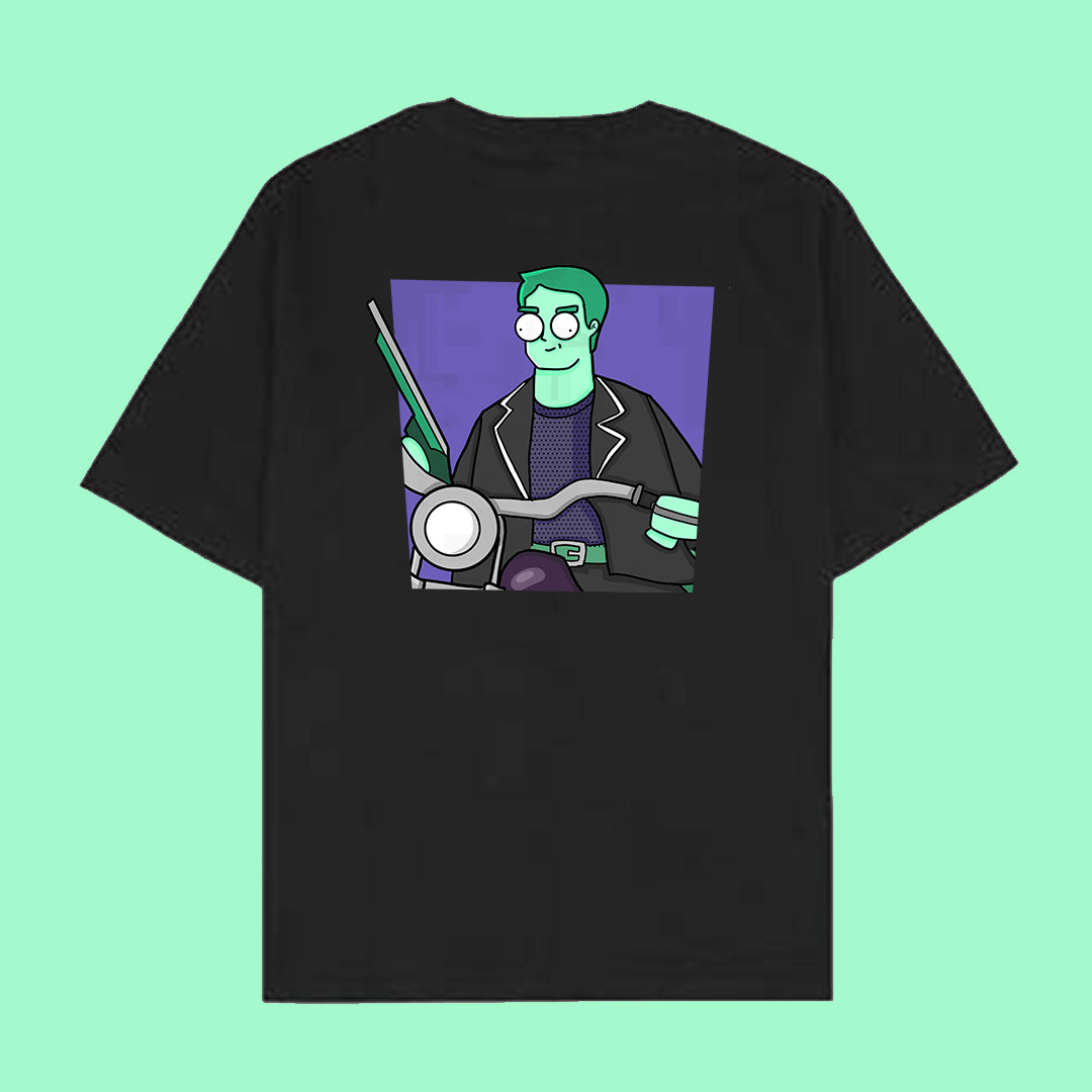 Biker Oversized T-Shirt